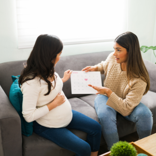 Childbirth education 2 Childbirth educator with client