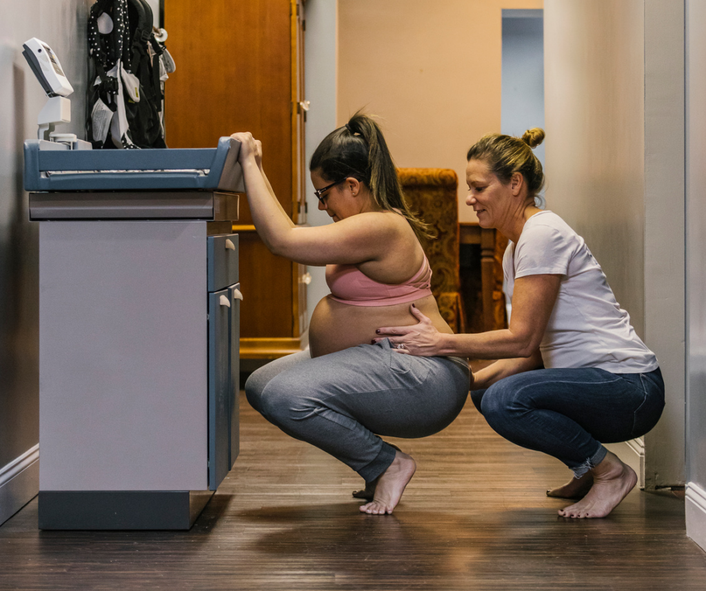 Doula Certification Certified Doula with Client